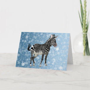 Cartão De Festividades zebra
