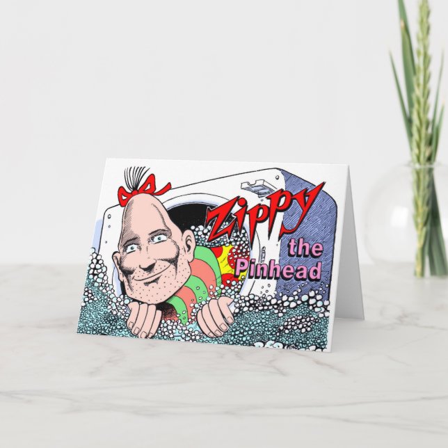 Cartão De Festividades Zippy Spin Dr. Holiday Card (Frente)