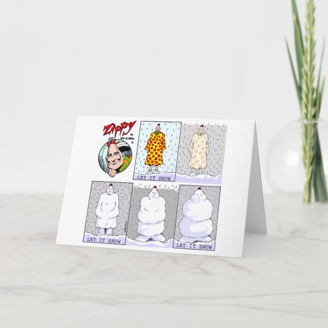 Cartão De Festividades Zippy Xmas Card #2 (Frente)