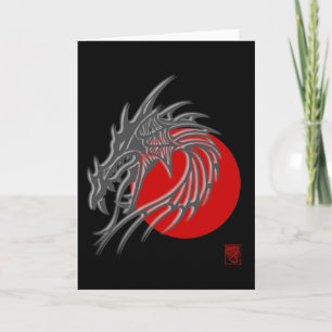 Cartão De Festividades Zodíaco Chinês - Presente do Dragão