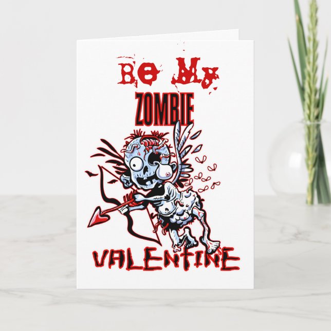 Cartão De Festividades Zombie Valentine (Frente)