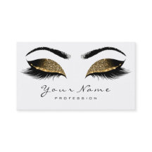 Cartão de fidelidade 10 Lashes de maquilhagem Choc