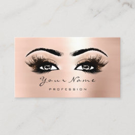 Cartão de fidelidade 10 Lashes de maquilhagem Exte