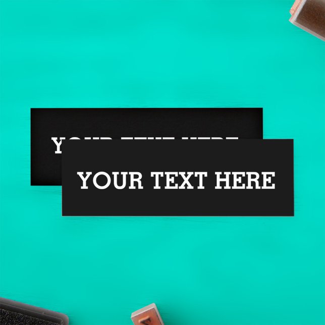 Cartão De Fidelidade Adicione seu próprio texto personalizado aqui pret (Criador carregado)