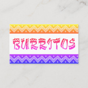 Cartão De Fidelidade arriba burittos (cartão de fidelidade)