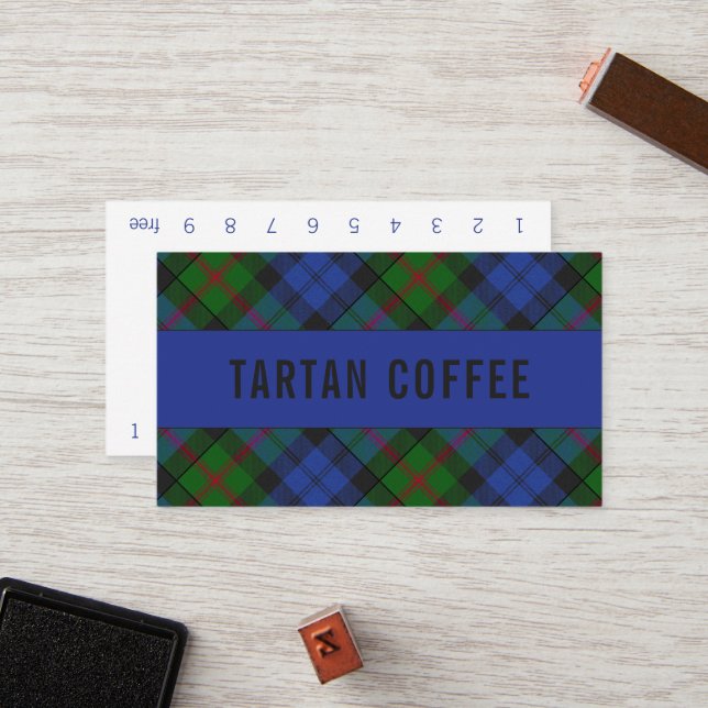 Cartão de Fidelidade Baird Tartan (Frente/Verso In Situ)