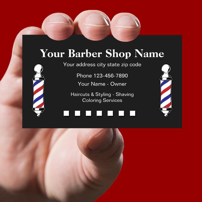 Cartão De Fidelidade Barber Compra Design (Criador carregado)