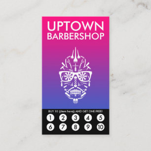 Cartão De Fidelidade Barberboi Uptown Leyalty Punch Card