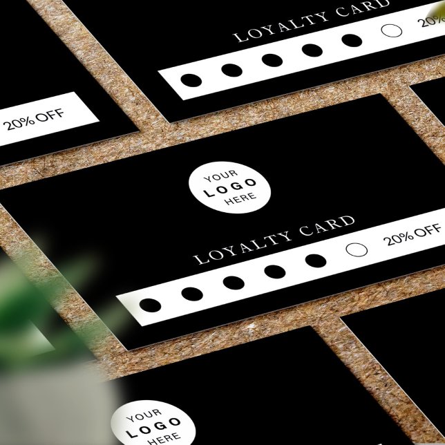 Cartão De Fidelidade Bolsa de logotipo profissional da empresa (Criador carregado)