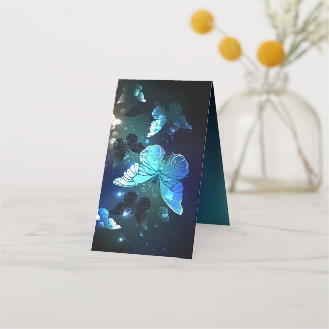 Cartão De Fidelidade Borboleta Noturna Flutuante (Frente)