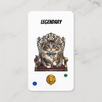 Cartão De Fidelidade Carta de Colecionador de Gato Punk Lendário - Feli