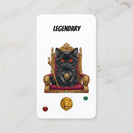Cartão De Fidelidade Carta de Colecionador de Gato Punk Lendário - Feli