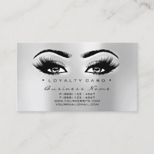 Cartão De Fidelidade Cartão-fidelidade 6 Belty Salon Lash Dourado Make