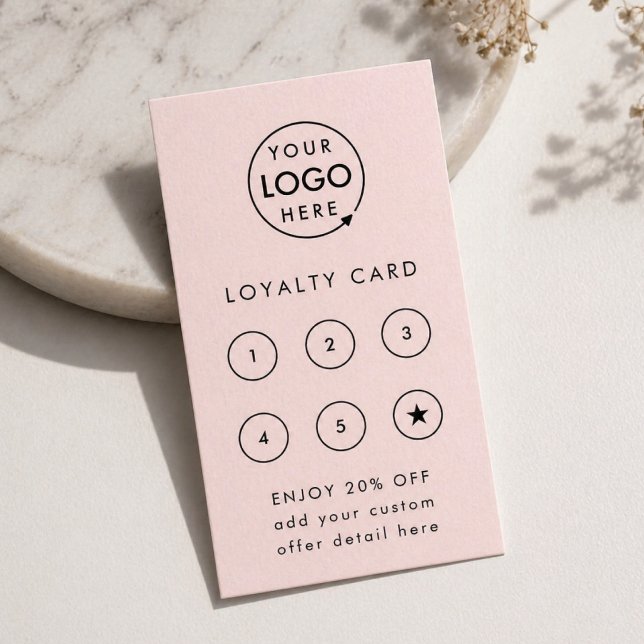 Cartão de Fidelidade | Cartões de Recompensa de Pe (An easy to customize loyalty card template for small business customer retention)