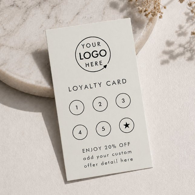 Cartão de Fidelidade | Cartões de Recompensa Empre (An easy to customize loyalty card template for small business customer retention)