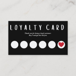 Cartão de fidelidade comercial. Editar o texto