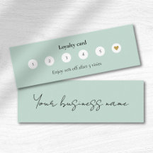 Cartão de fidelidade comercial para venda de metai