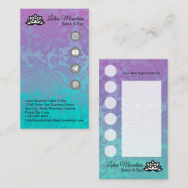 Cartão de fidelidade comercial personalizável