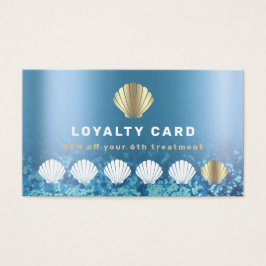 cartão de fidelidade da seashell
