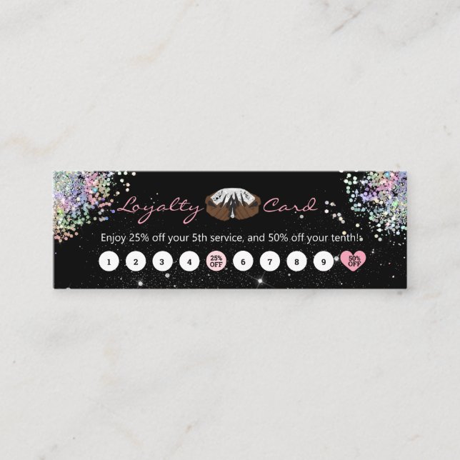 Cartão de Fidelidade de Desconto do Cliente para s (Frente)
