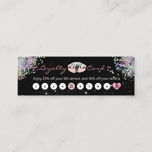 Cartão de Fidelidade de Desconto do Cliente para s (Frente)