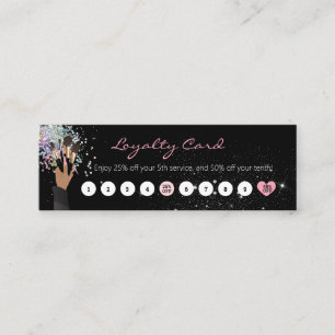 Cartão De Fidelidade Desconto do Cliente do serviço de artista de MUA