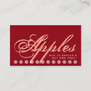 cartão de fidelidade do cliente APPLE script