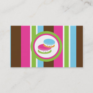 Cartão de Fidelidade do Cliente de Macarons da Pad