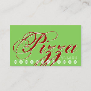 cartão de fidelidade do cliente PIZZA de script