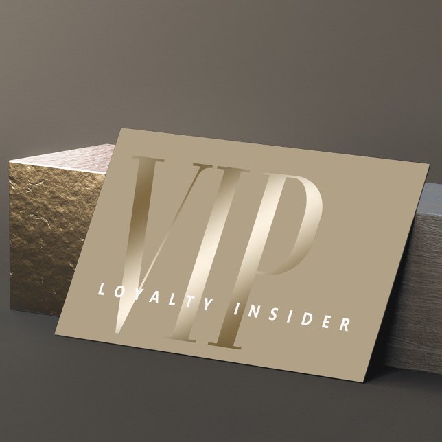 Cartão De Fidelidade Dourado VIP Mínimo de Sheer & Luxury (Criador carregado)