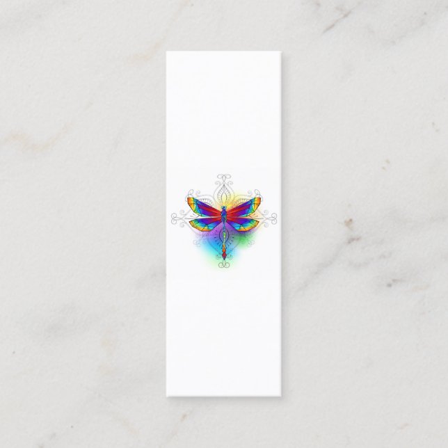 Cartão De Fidelidade Dragonfly Poligonal (Frente)