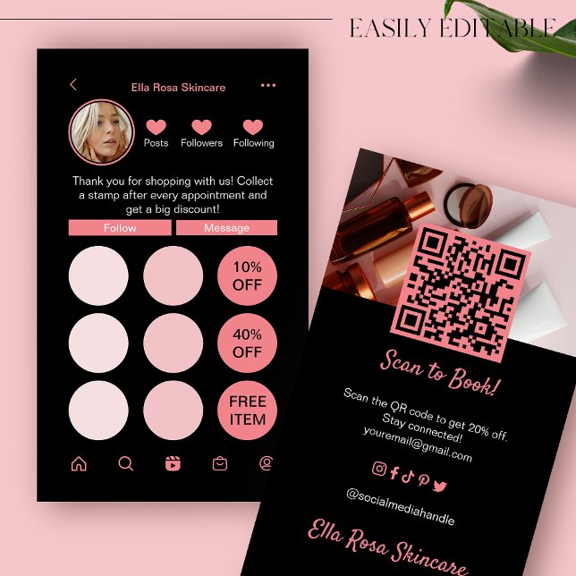 Cartão de Fidelidade Empresarial IG (Criador carregado)