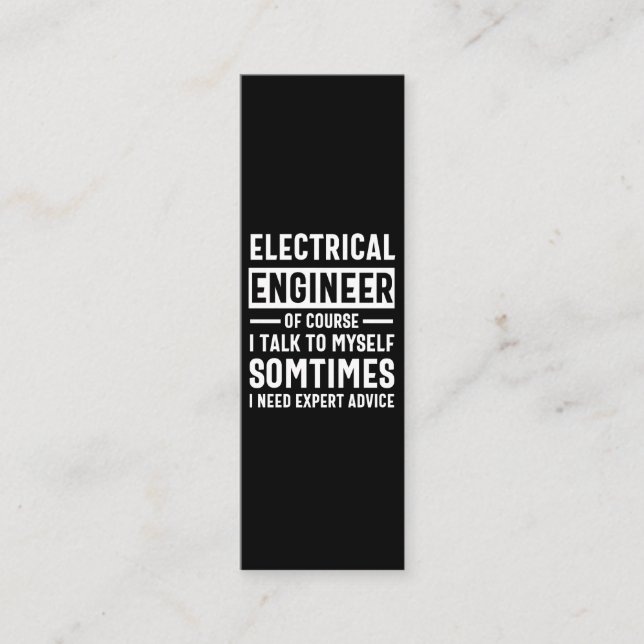 Cartão De Fidelidade Engenheiro elétrico (Frente)