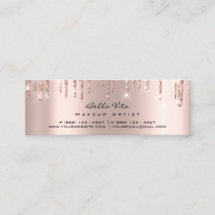 Cartão De Fidelidade Espato cor-de-rosa do coração da beleza da