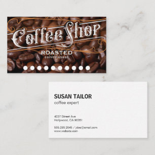 Cartão De Fidelidade Feijões de café Compro Café
