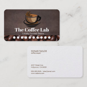 Cartão De Fidelidade Feijões de café Placa de aperto de 10 Visitas