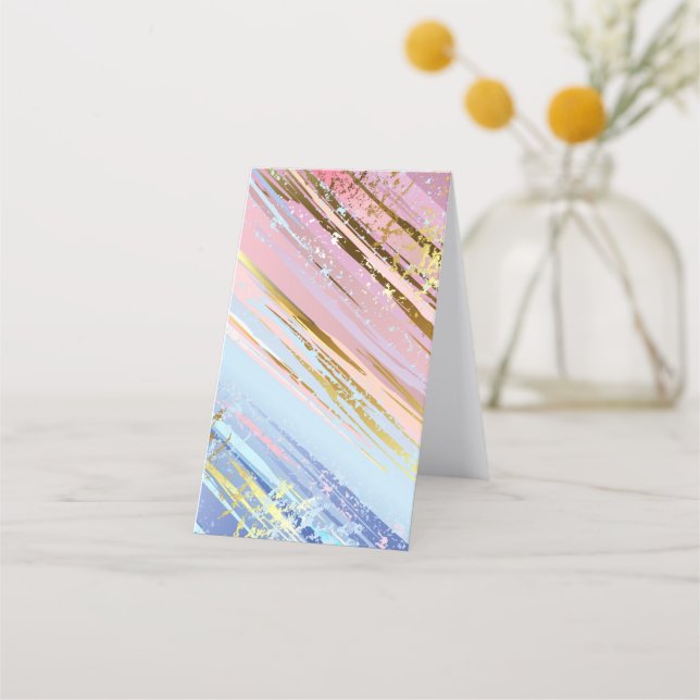 Cartão De Fidelidade Fundo Rosa Texturizado (Verso)