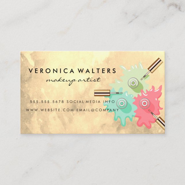 Cartão De Fidelidade Garrafas Poloneses Espelhadas | Bela (Frente)