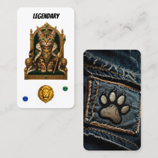 Cartão De Fidelidade Gato Punk Lendário: Edição Royal Bengal