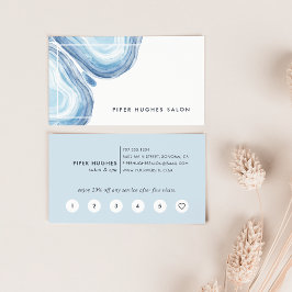 Cartão De Fidelidade Geodo Wave Azul | Lealdade