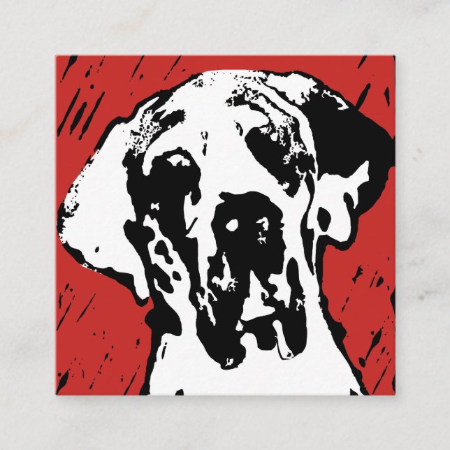 Cartão De Fidelidade Grande Dane Linoprint (Frente)