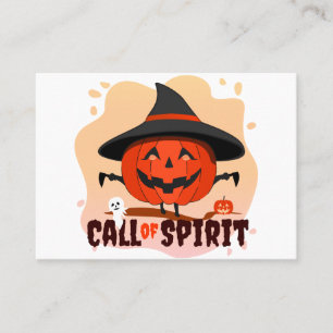 Cartão De Fidelidade Halloween Call of Spirit