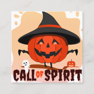 Cartão De Fidelidade Halloween Call of Spirit