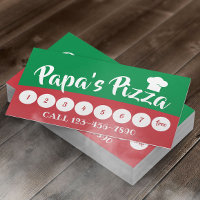 Itália Pizza Pasta Restaurante Lealdade Punch