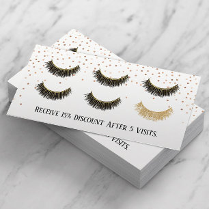 Cartão de fidelidade Lashes Makeup Artist Eyelas