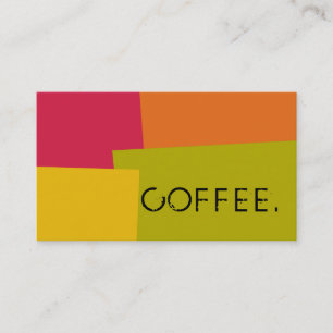 Cartão De Fidelidade Lealdade Café Punch Modern Cor 12