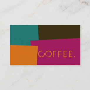 Cartão De Fidelidade Lealdade Café Punch Modern Cor 8