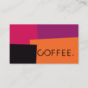Cartão De Fidelidade Lealdade Café Punch Modern Cor 9