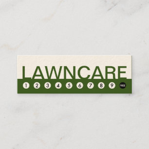 Cartão De Fidelidade lealdade corajosa do cliente de LAWNCARE