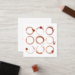 Cartão De Fidelidade Lealdade de café minimalista moderna e elegante do